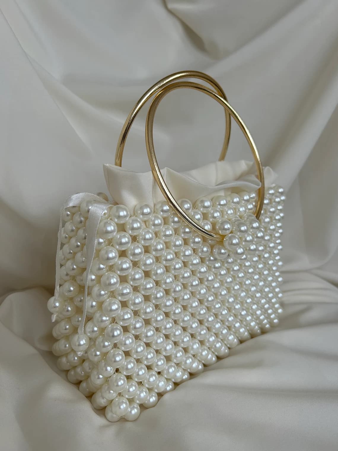 Sac Perles Élégant